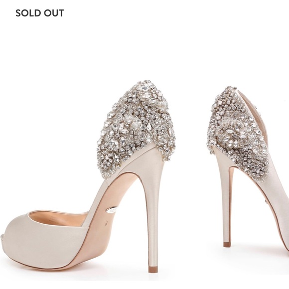 SOLD OUT Badgley Mischka Vicki Heels Wedding Shoes - Picture 4 of 8